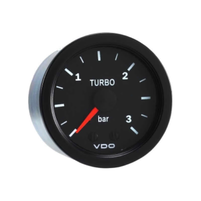 VDO Cockpit Vision Pressure gauge 0 tot 3Bar 52mm